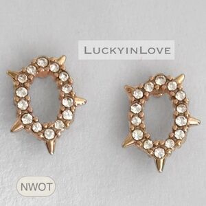 ALEXIS BITTAR • Rose Gold Crystal Stud
Spiked Earrings